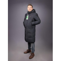 Куртка зимняя Zaka длинная мужская , Темно-синий,4XL
