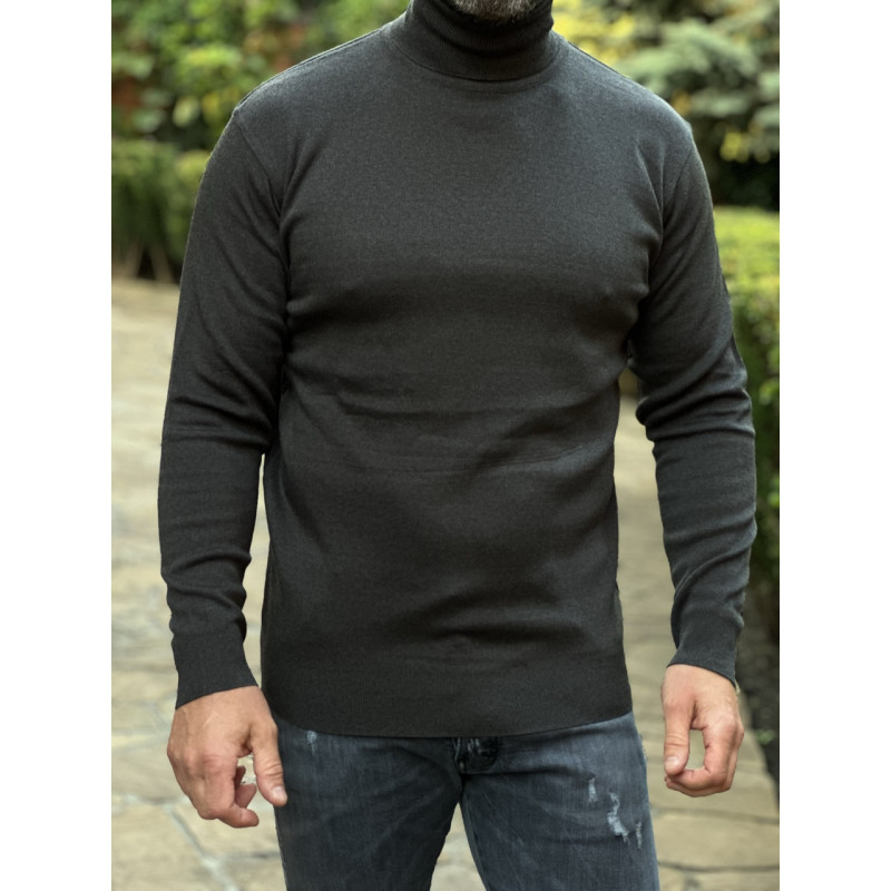 Гольф чоловічий Lonn M-XXL, XXL, Чорний