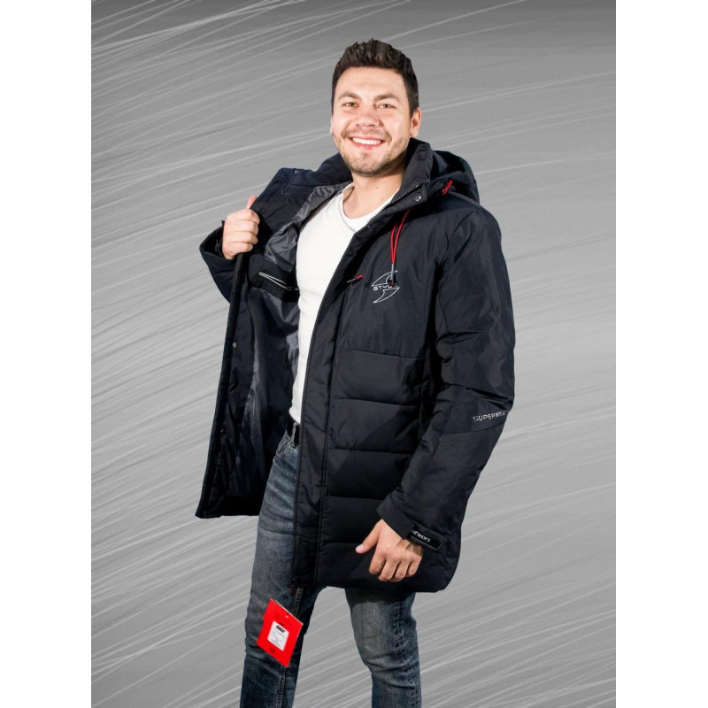 Куртка зимова Saz чоловіча , Чорний, XL