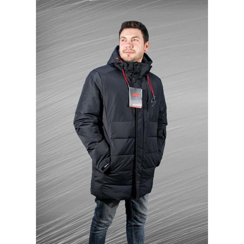 Куртка зимова Saz чоловіча , Чорний,4XL