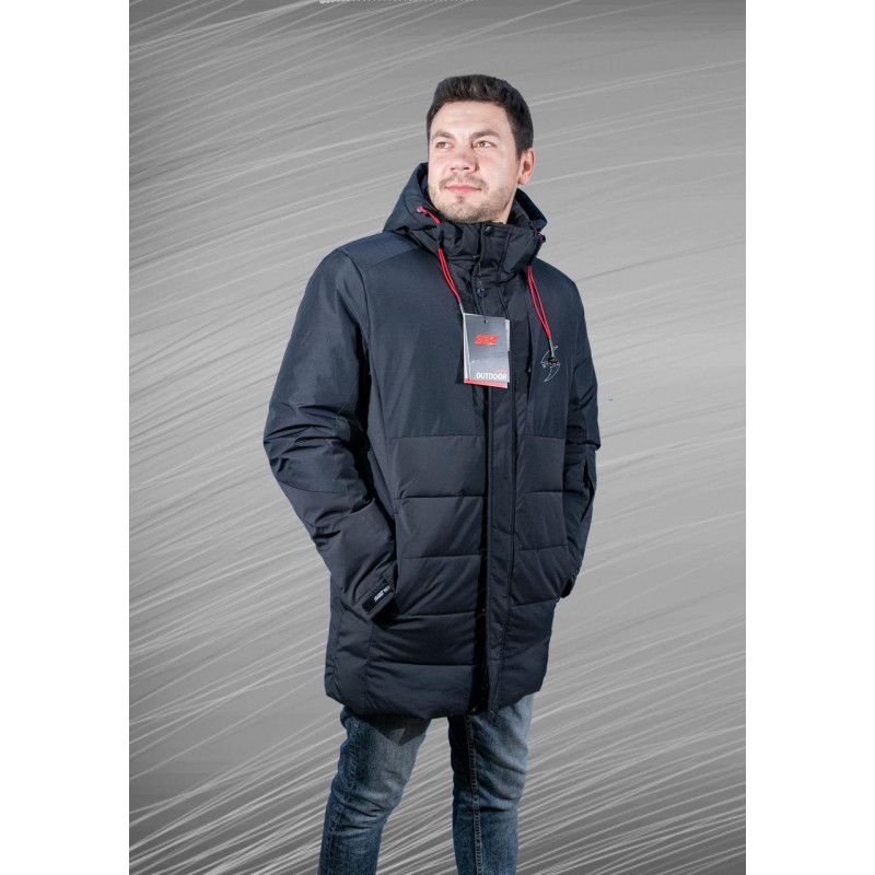 Куртка зимова Saz чоловіча , Чорний,5XL