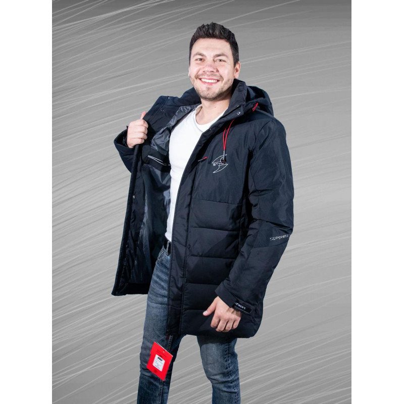 Куртка зимова Saz чоловіча , Чорний,5XL