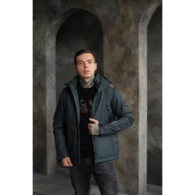 Куртка мужская BIHOR демисезонная M-4XL арт.1747, Хаки,  XXL