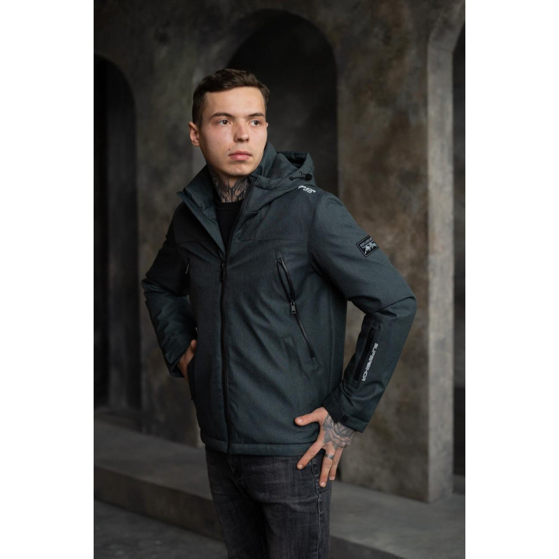 Куртка мужская BIHOR демисезонная M-4XL арт.1747, Серый,  4XL