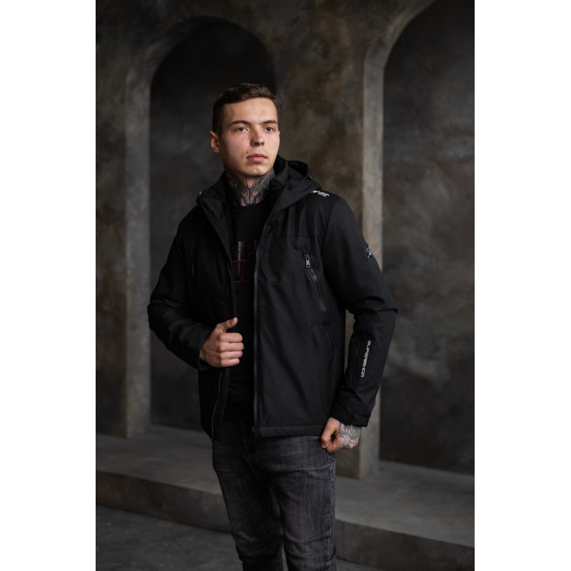 Куртка мужская BIHOR демисезонная M-4XL арт.1747, Черный,  L