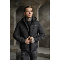 Куртка мужская BIHOR демисезонная L-5XL , Черный, XXL