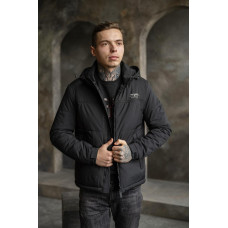 Куртка мужская BIHOR демисезонная L-5XL , Черный, XL