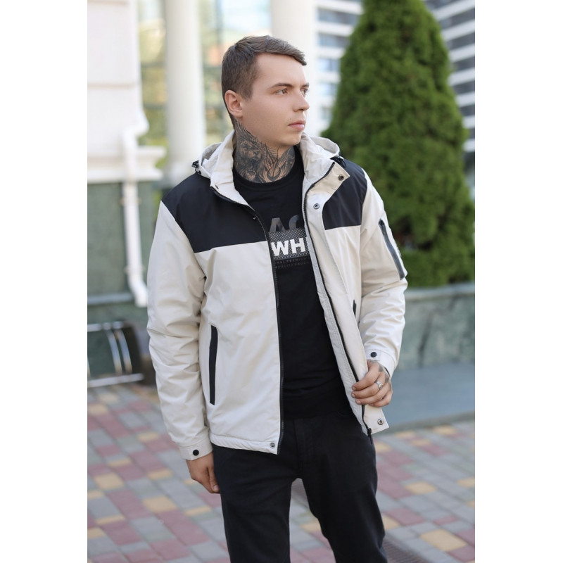 Куртка мужская BIHOR демисезонная L-5XL , Черный, M