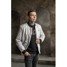 Куртка бомбер Bihor мужская  демисезонная , Бежевый,  L