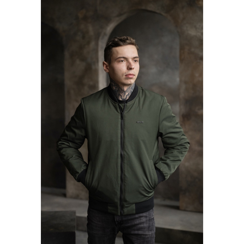 Куртка бомбер Bihor мужская  демисезонная , Синий,  5XL