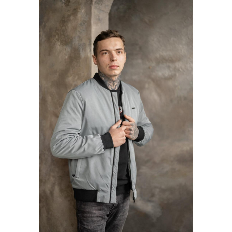 Куртка бомбер Bihor мужская  демисезонная , Оливковый,  XXL