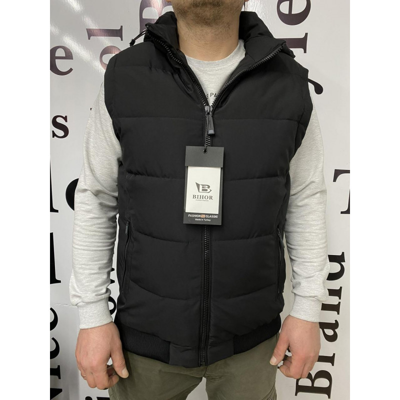 Жилет Bihor мужской большие размеры , 4XL, Черный
