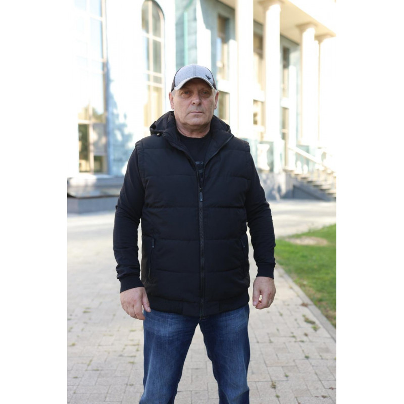 Жилет Bihor мужской большие размеры , 5XL, Темно-синий