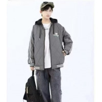 Куртка демисизонная TONG для мальчика 10-14 лет  , Серый,  164