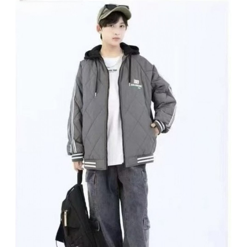 Куртка демисизонная TONG для мальчика 10-14 лет  , Черный,  164