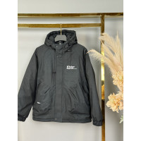 Куртка демисизонная TY&TZ для мальчика 10-14 лет  , Черный,  164