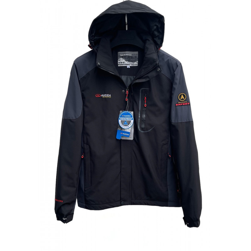 Куртка термо Audsa мужская  демисезонная M-3XL , Графит,  L