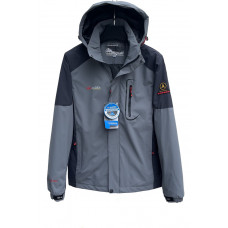 Куртка термо Audsa чоловіча демісезонна M-3XL, Сірий, XXL