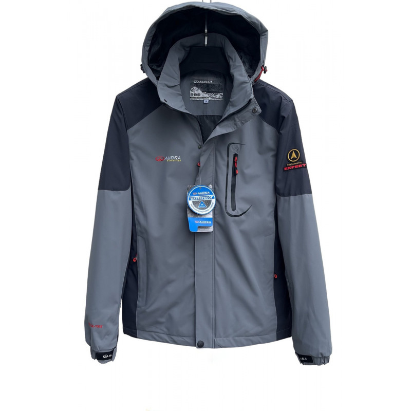Куртка термо Audsa мужская  демисезонная M-3XL , Графит,  L