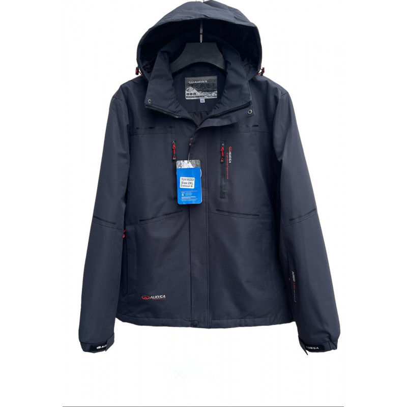 Куртка  Audsa мужская  демисезонная большие размеры , Синий,  4XL