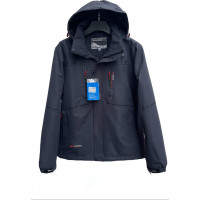 Куртка  Audsa мужская  демисезонная большие размеры , Графит,  4XL