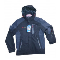 Куртка термо Audsa мужская весенняя M-3XL , Черный,  L