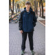 Куртка термо Audsa мужская весенняя M-3XL , Синий,  XXXL