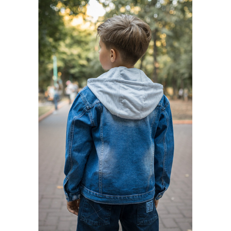 Пиджак джинсовый S&D для подростка 8-16 лет , Цвет Голубой, Размер  одежды подросток (по росту) 176