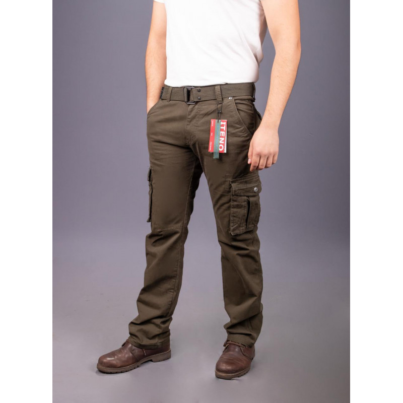 Брюки мужские карго  Iteno(Tophero) , 36, Серый