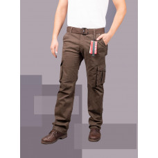 Брюки мужские карго  Iteno(Tophero) , 33, Коричневый