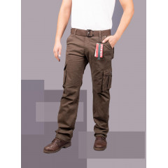Брюки мужские карго  Iteno(Tophero) , 33, Коричневый
