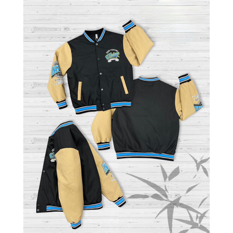 Куртка Бомбер Dola Elvin для мальчика 7-15 лет демисезонная , Зеленый,  146