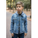 Пиджак джинсовый Happy house для подростка 8-16 лет , Голубой,   152