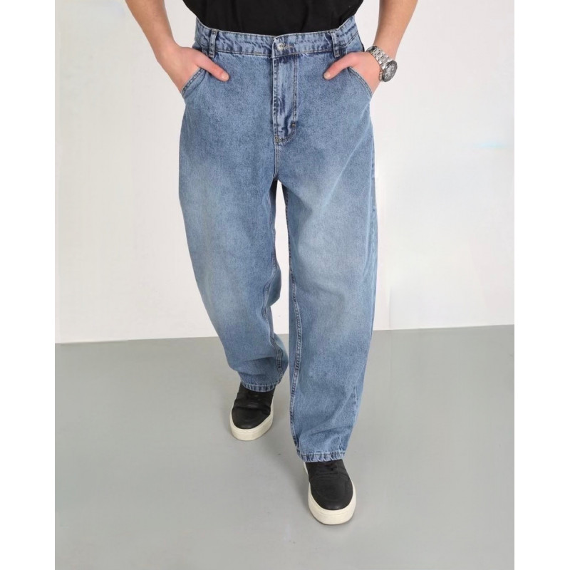 Джинсы  Willmen мужские широкие скейтеры , 33,  Голубой