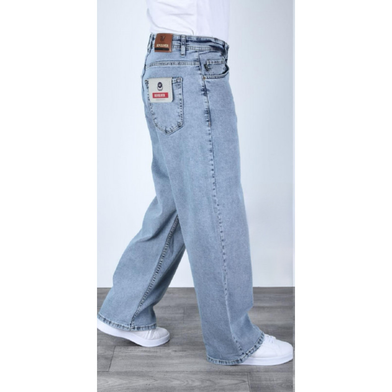 Джинси Revolver чоловічі широкі баггі, 29, Блакитний