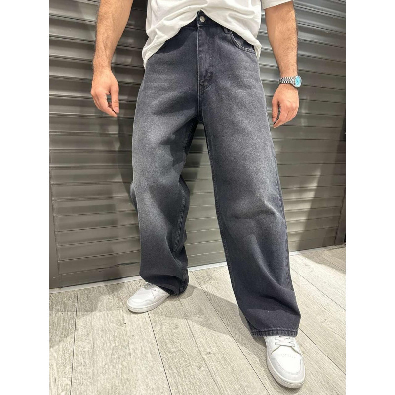 Джинсы  John Lucca мужские широкие багги , 31,  Графит