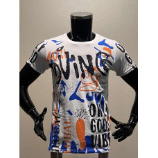 Футболка мужская Elvis M-XXL , M,  Белый