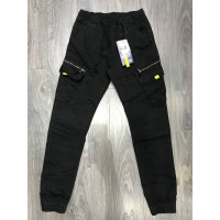 Джогеры джинсы Iteno карго мужские 30-38 , 31,  Черный