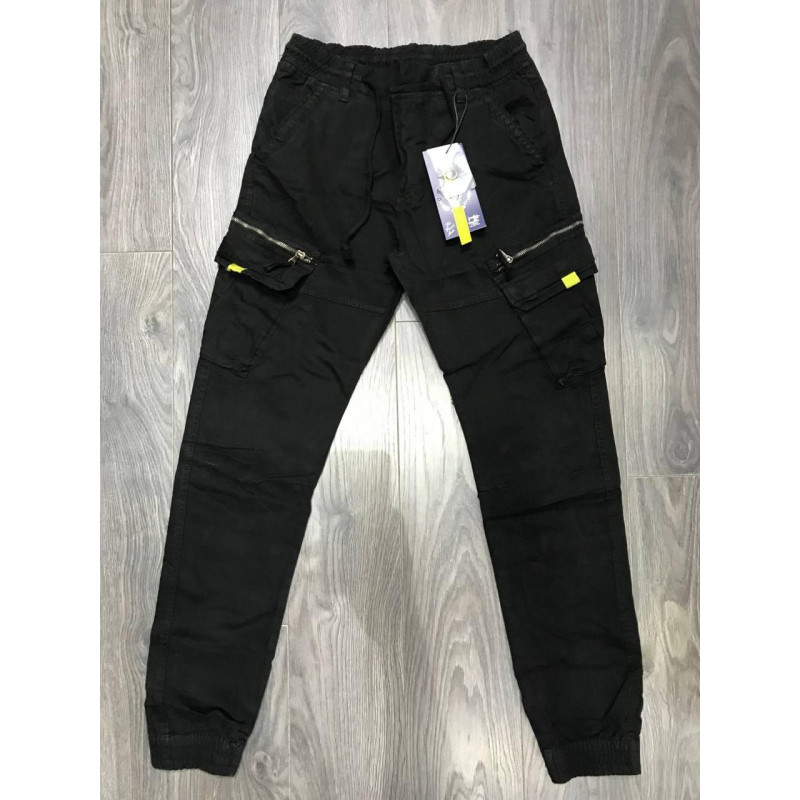 Джогеры джинсы Iteno карго мужские 30-38 , 38,  Графит