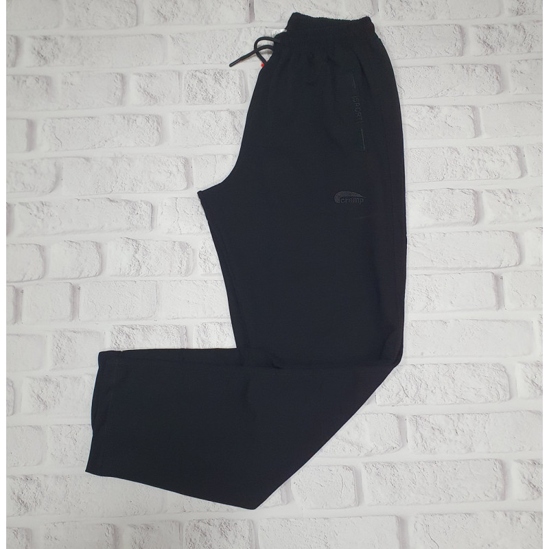 Брюки спортивные CRAMP мужские ровные большого размера 4XL-8XL , 6XL, Черный