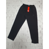 Штани спортивні CRAMP чоловічі рівні великого розміру 4XL-8XL, 4XL, Чорний