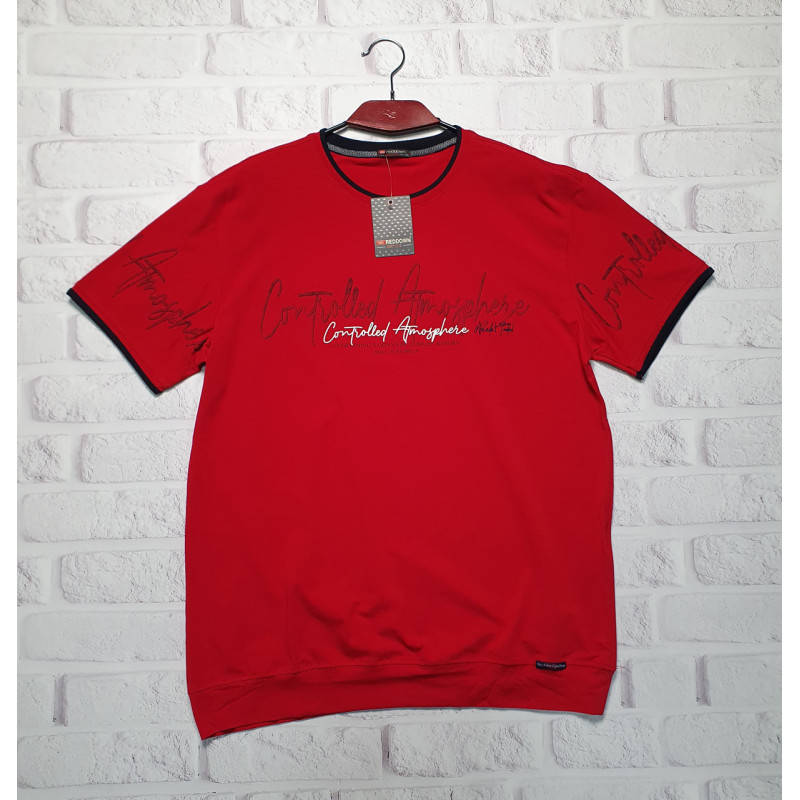 Футболка Red-Down мужская большого размера 2XL-5XL , 5XL,  Черный
