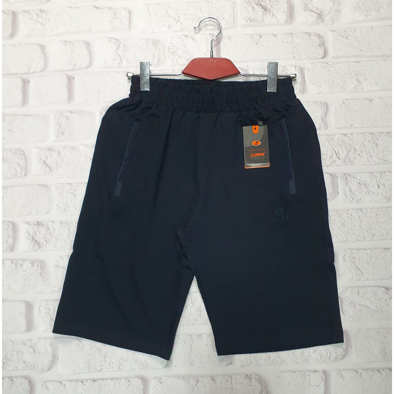 Шорты мужские Lonn 4XL-6XL лакоста большие размеры , Черный, 5XL