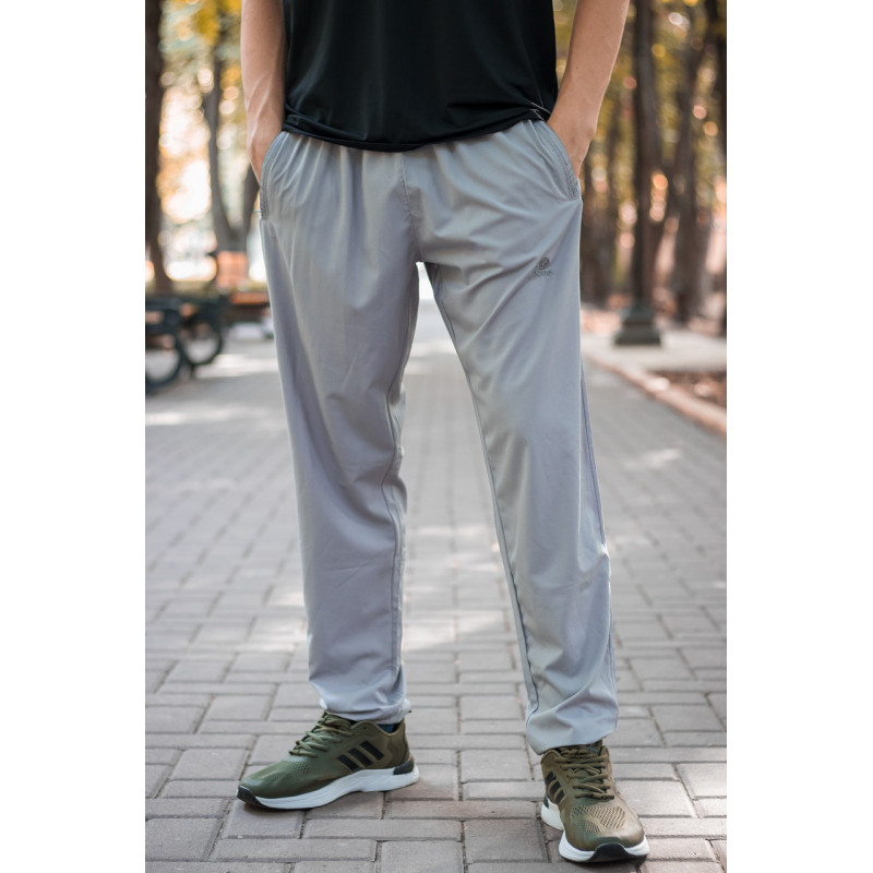 Спортивные штаны Piyera мужские ровные микрофибра M-XXXL , XL, Серый