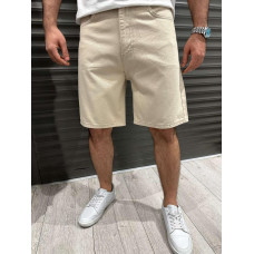 Шорты багги мужские John Lucca широкие 100% коттон , 28, Бежевый