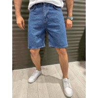 Шорты багги мужские John Lucca широкие 100% коттон , 33, Синий