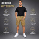 Мужские шорты карго ITENO летние, с ремнём, хлопок, накладные карманы , 31, Хаки