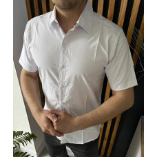 Рубашка  мужская VARETTI S-XXL с коротким рукавом , XL, Белый