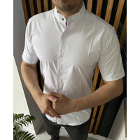 Рубашка  мужская Varetti S-XXL с коротким рукавом , XXL, Белый