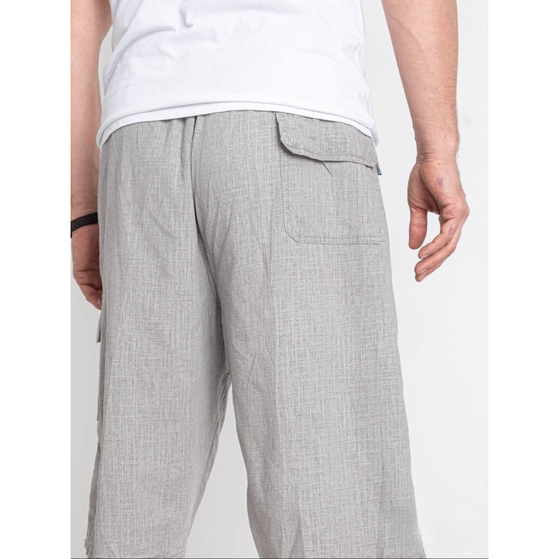 Бриджи шорты мужские Ao Long Лен Xl-5XL  , Бежевый, XXL